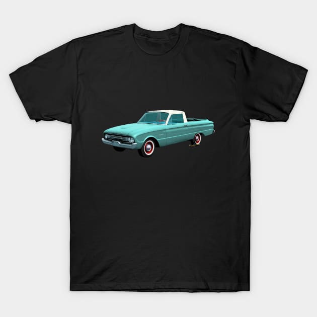 2nd Generation Falcon Ranchero 1960 T-Shirt by vivachas